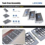 LIEKUMM Portable Threshold Ramp for Wheelchairs - 2PCS