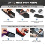 LIEKUMM 1.5cm PVC Cuttable Wheelchair Ramp
