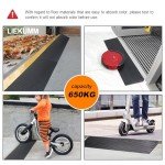 25mm Rise Non-Slip Rubber Threshold Ramp