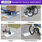 LIEKUMM Aluminum Threshold Ramp for Mobility Scooters