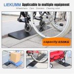 25mm Rise Non-Slip Rubber Threshold Ramp