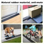 Non-Slip Rubber Threshold Ramp for Scooters