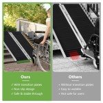 Portable Folding Aluminum Wheelchair Ramp - Multiple Sizes