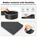 Non-Slip Rubber Threshold Ramp for Scooters