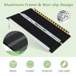Portable Folding Aluminum Wheelchair Ramp - Multiple Sizes