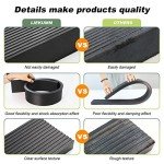 Non-Slip Rubber Threshold Ramp for Scooters