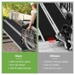 Folding Aluminum Wheelchair Ramp with Reflective Stickers