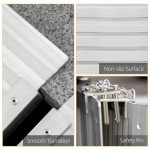 HOMCOM Folding Aluminum Wheelchair Ramp for Scooters