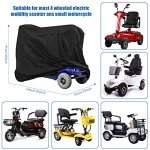Heavy-Duty Waterproof Mobility Scooter Cover 140x66x91cm