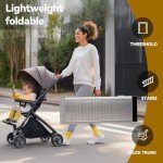 7FT Portable Aluminum Wheelchair Ramp for Home