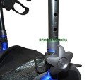 Lightweight 3-Wheel Rollator with Brakes & Bag