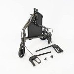 NRS Healthcare 3-Wheel Rollator with Bag & Brakes