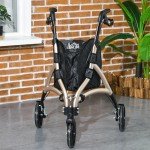 Lightweight 3 Wheel Rollator with Adjustable Handle