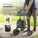 Lightweight Foldable 3-Wheel Walker for Indoor/Outdoor Use