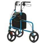 HEAO Foldable 3-Wheel Walker with Storage Bag