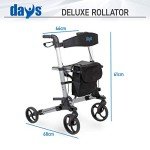 Days Deluxe Lightweight Folding 4-Wheel Rollator