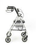 Lightweight Folding 4-Wheel Rollator Walker with Seat
