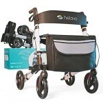 Helavo Lightweight Foldable Rollator with Seat