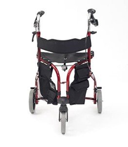 Drive Devilbiss Tri-Walker Aid with Seat - Red