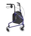 Days Aluminum Tri-Wheel Walker with Bag - Lightweight & Comfortable