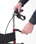 Drive Devilbiss Tri-Walker Aid with Seat - Red
