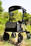 KMINA PRO All Terrain Folding Walker with Seat