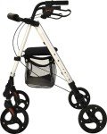 MobiQuip Lightweight 4-Wheel Rollator with Seat