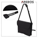 Arebos Lightweight Aluminum Rollator with Seat and Bag