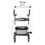 KMINA Lightweight 4 Wheel Forearm Rollator with Seat