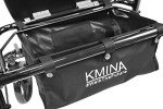 KMINA 2-in-1 Rollator and Wheelchair, Lightweight Black
