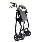 Lightweight Folding Walker with Seat and Brakes