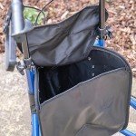 NRS Healthcare 3-Wheel Folding Rollator with Brakes
