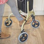 NRS Healthcare Freestyle Ultra Lightweight 3-Wheel Rollator