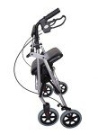 Ultralite Folding Four-Wheeled Rollator with Seat