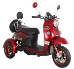 Red GreenPower 3-Wheeled Electric Mobility Scooter
