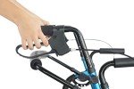 KMINA 2-in-1 Rollator Wheelchair Hybrid - Blue