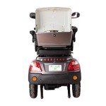 Grey Mobility Scooter with Removable Lithium Battery