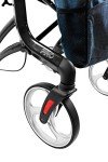 KMINA PRO Tall Folding Rollator with Seat