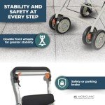 Mobiclinic® Foldable Shopping Trolley with Seat