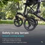 Helavo Foldable Upright Walker with Seat for Seniors