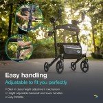 Helavo Foldable Upright Walker with Seat for Seniors