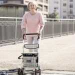 Mobiclinic® Foldable Shopping Trolley with Seat