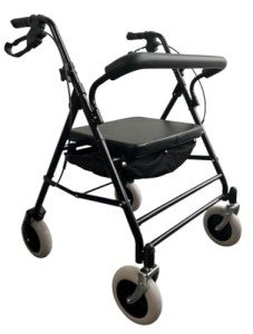 Heavy Duty Bariatric 4-Wheel Walker with Seat