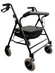Heavy Duty Bariatric 4-Wheel Walker with Seat