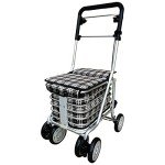 6-Wheel Sit & Go Shopping Trolley with Seat