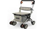 Mobiclinic® Foldable Shopping Trolley with Seat