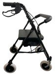 Heavy Duty Bariatric 4-Wheel Walker with Seat