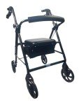 Lightweight Folding Rollator Walker with Padded Seat