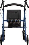 Aidapt Lightweight Four-Wheeled Rollator Walker with Bag