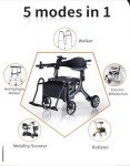 Lightweight Foldable Electric Wheelchair with App Control